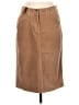 Lands' End Solid Brown Casual Skirt Size 8 - photo 1