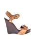 Giuseppe Zanotti 100% Leather Brown Wedges Size EU 36 1/2 - photo 1