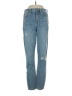 7 For All Mankind Hearts Blue Jeans Size 25 waist - photo 1