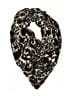 Esprit 100% Viscose Animal Print Black Scarf One size - photo 1