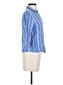 Ultra Pink 100% Rayon Blue 3/4 Sleeve Button-Down Shirt Size S - photo 4