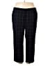 Sharagano Plaid Black Casual Pants Size 20 - photo 1
