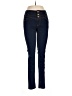 BLUE SPICE Solid Blue Jeggings Size 9 - photo 1
