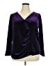 Joe Browns 100% Polyester Purple Long Sleeve Blouse Size 18 - 20 - photo 1
