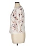 St. John Floral Ivory 3/4 Sleeve Blouse Size XL - photo 5