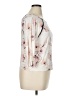St. John Floral Ivory 3/4 Sleeve Blouse Size XL - photo 4