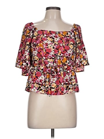 Only Short Sleeve Blouse (view 1)