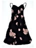 Reformation 100% Polyester Floral Black Cocktail Dress Size 0 - photo 1
