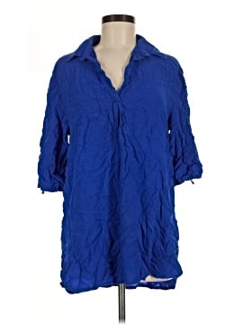 Ekouaer 3/4 Sleeve Button-Down Shirt (view 1)