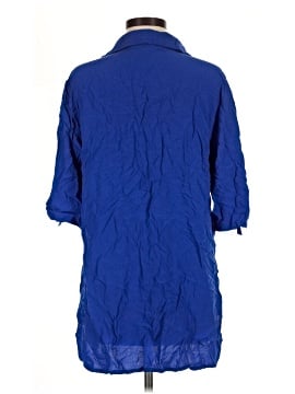 Ekouaer 3/4 Sleeve Button-Down Shirt (view 2)