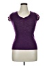 rue21 Purple Short Sleeve Top Size XL - photo 1