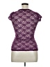 rue21 Purple Short Sleeve Top Size XL - photo 2