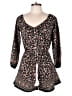Soprano 100% Polyester Paisley Black Romper Size S - photo 1