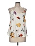 Sienna Sky 100% Polyester Ivory Sleeveless Blouse Size M - photo 1