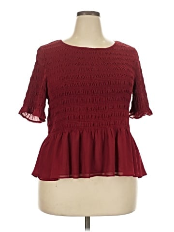 Torrid 3/4 Sleeve Blouse (view 1)