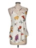 Sienna Sky 100% Polyester Ivory Sleeveless Blouse Size M - photo 2