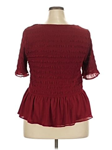 Torrid 3/4 Sleeve Blouse (view 2)