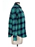 Forever 21 100% Cotton Plaid Green Long Sleeve Button-Down Shirt Size L - photo 4