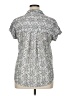 Jane and Delancey 100% Rayon Paisley Silver Black Short Sleeve Blouse Size M - photo 2