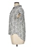 Jane and Delancey 100% Rayon Paisley Silver Black Short Sleeve Blouse Size M - photo 5