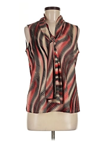Black Label by Evan Picone Sleeveless Blouse (view 1)