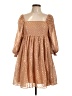 Judith March 100% Polyester Stars Tan Casual Dress Size L - photo 1