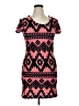 No Boundaries Argyle Pink Casual Dress Size XL - photo 1