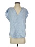 H&M Blue Short Sleeve Blouse Size S - photo 1