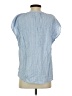 H&M Blue Short Sleeve Blouse Size S - photo 2