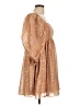 Judith March 100% Polyester Stars Tan Casual Dress Size L - photo 4