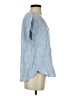 H&M Blue Short Sleeve Blouse Size S - photo 4