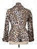 Zara Basic Animal Print Gold Blazer Size XL - photo 2
