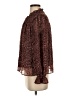 1.State 100% Polyester Brown Long Sleeve Blouse Size S - photo 5