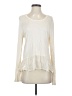 Chan Luu 100% Viscose Ivory Long Sleeve Top Size S - photo 1