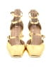 Boden Metallic Gold Heels Size EU 38 - photo 2