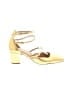 Boden Metallic Gold Heels Size EU 38 - photo 1