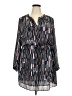 Noir 100% Polyester Print Blue Casual Dress Size XXL - photo 1
