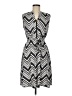 Robert Louis Chevron-herringbone Gray Casual Dress Size M - photo 1