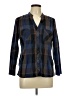 Cato Plaid Blue Long Sleeve Button-Down Shirt Size L - photo 1