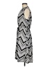 Robert Louis Chevron-herringbone Gray Casual Dress Size M - photo 5