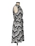 Robert Louis Chevron-herringbone Gray Casual Dress Size M - photo 4