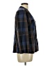 Cato Plaid Blue Long Sleeve Button-Down Shirt Size L - photo 4