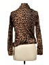 Evie Animal Print Brown Jacket Size M - photo 2
