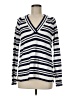 Gap 100% Cotton Stripes White Pullover Sweater Size XS - photo 1