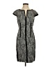 Etcetera Paisley Gray Casual Dress Size 4 - photo 1