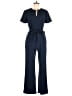 Donna Morgan Solid Blue Jumpsuit Size 6 - photo 1