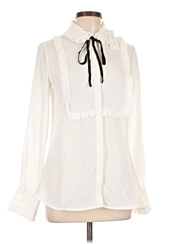 Anne Fontaine Long Sleeve Blouse (view 1)