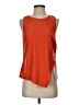 Bordeaux 100% Polyester Orange Sleeveless Top Size S - photo 1