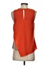 Bordeaux 100% Polyester Orange Sleeveless Top Size S - photo 2