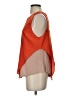 Bordeaux 100% Polyester Orange Sleeveless Top Size S - photo 5
